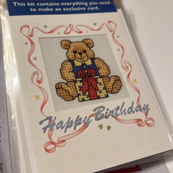 Needlecraft Cross Stitch Mini Cards Mothers Day Birthday Envelopes DIY Lot of 10 - Picture 6 of 7